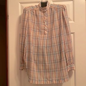 Liz Claiborne vintage tunic top with optional fabric belt